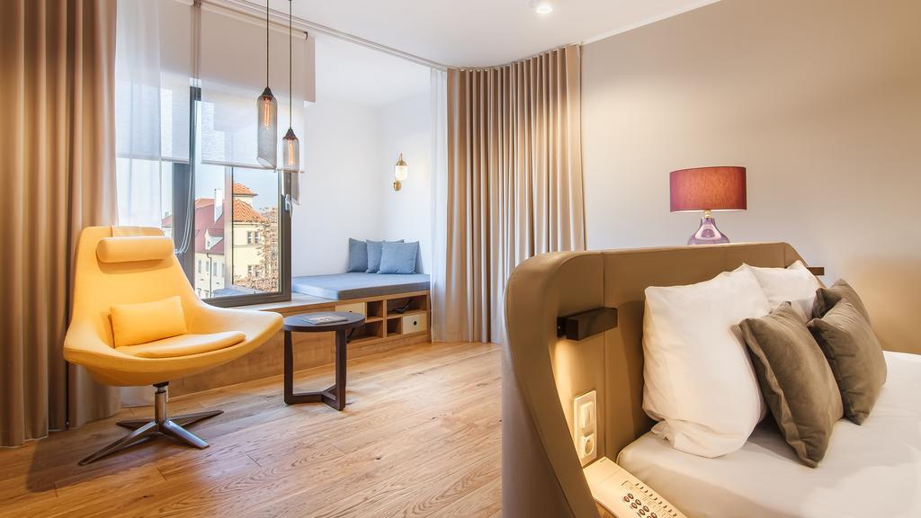 The President Ξενοδοχείο Πράγα Εξωτερικό φωτογραφία A room at the Hotel